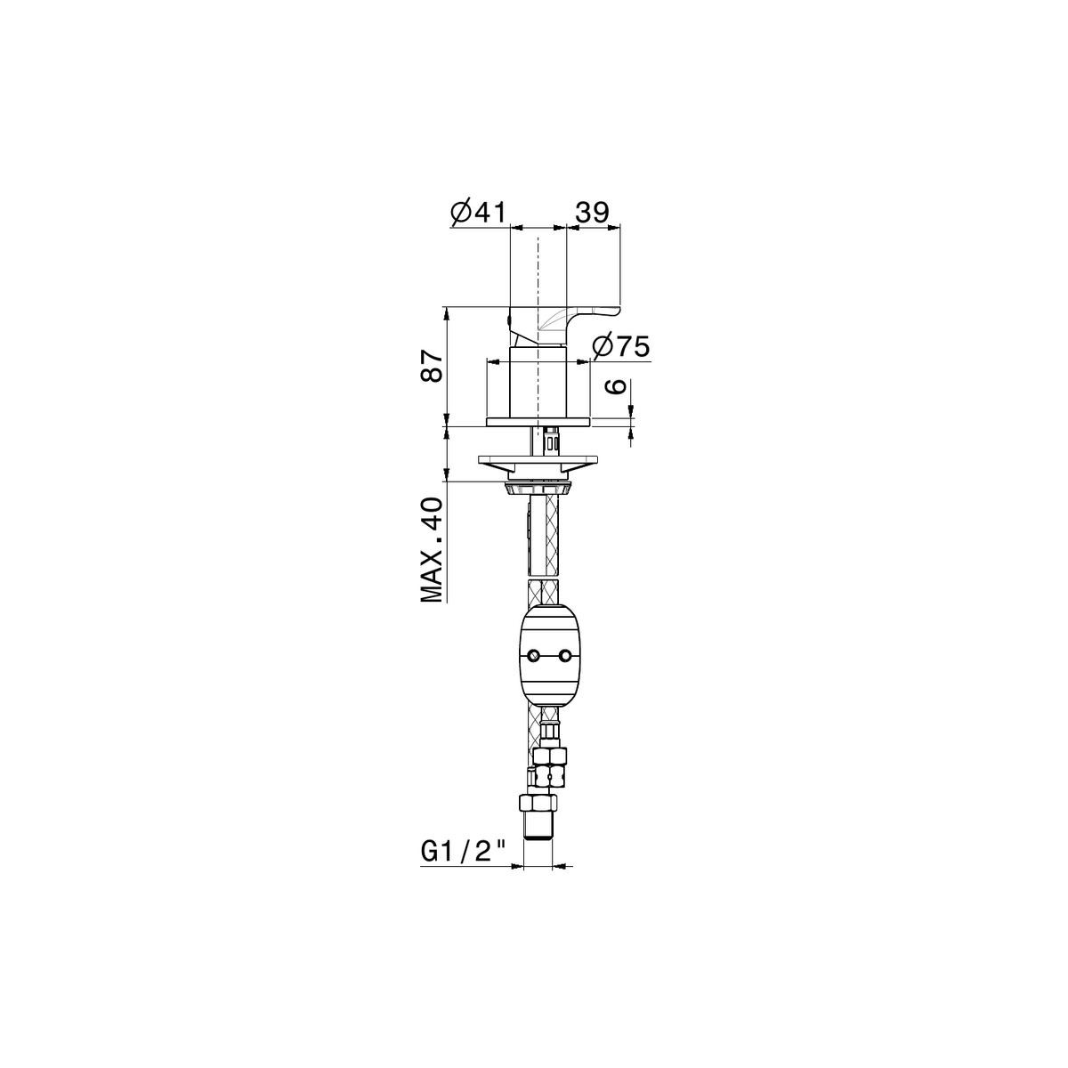 Newform 69486 - disegno tecnico