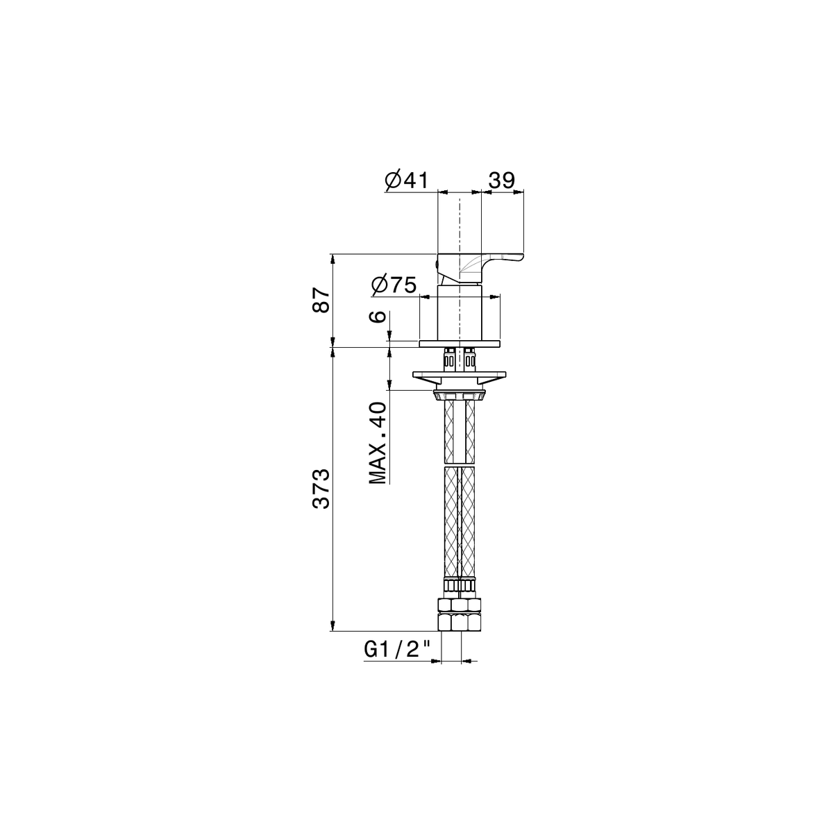 Newform 69490 - disegno tecnico