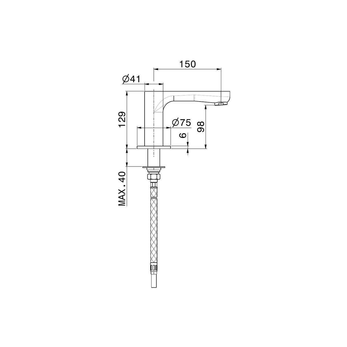 Newform 69491 - disegno tecnico