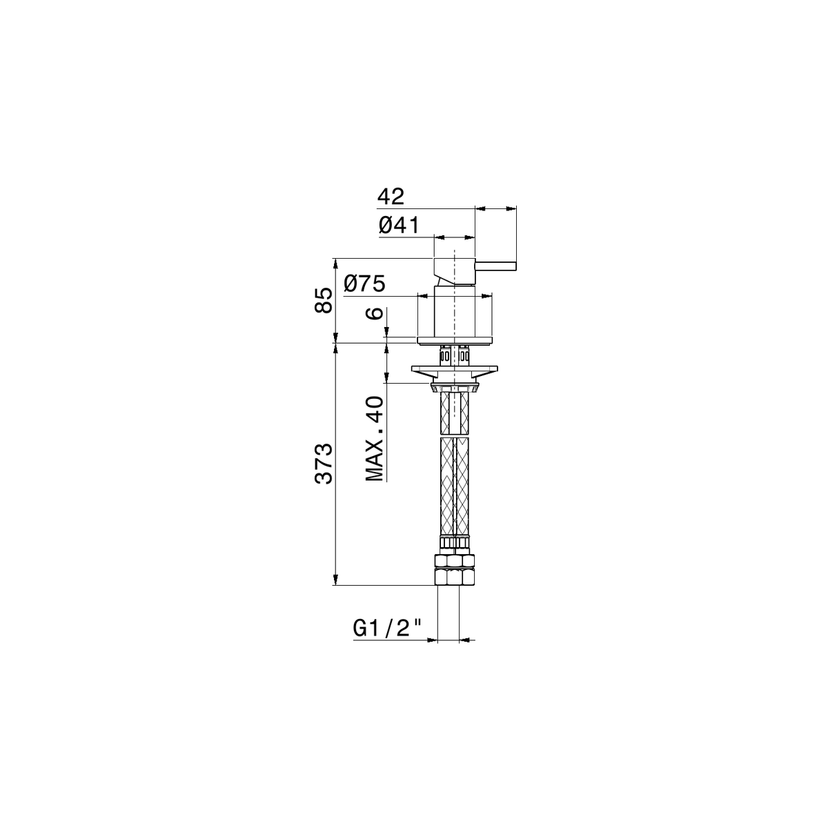 Newform 69690X - disegno tecnico