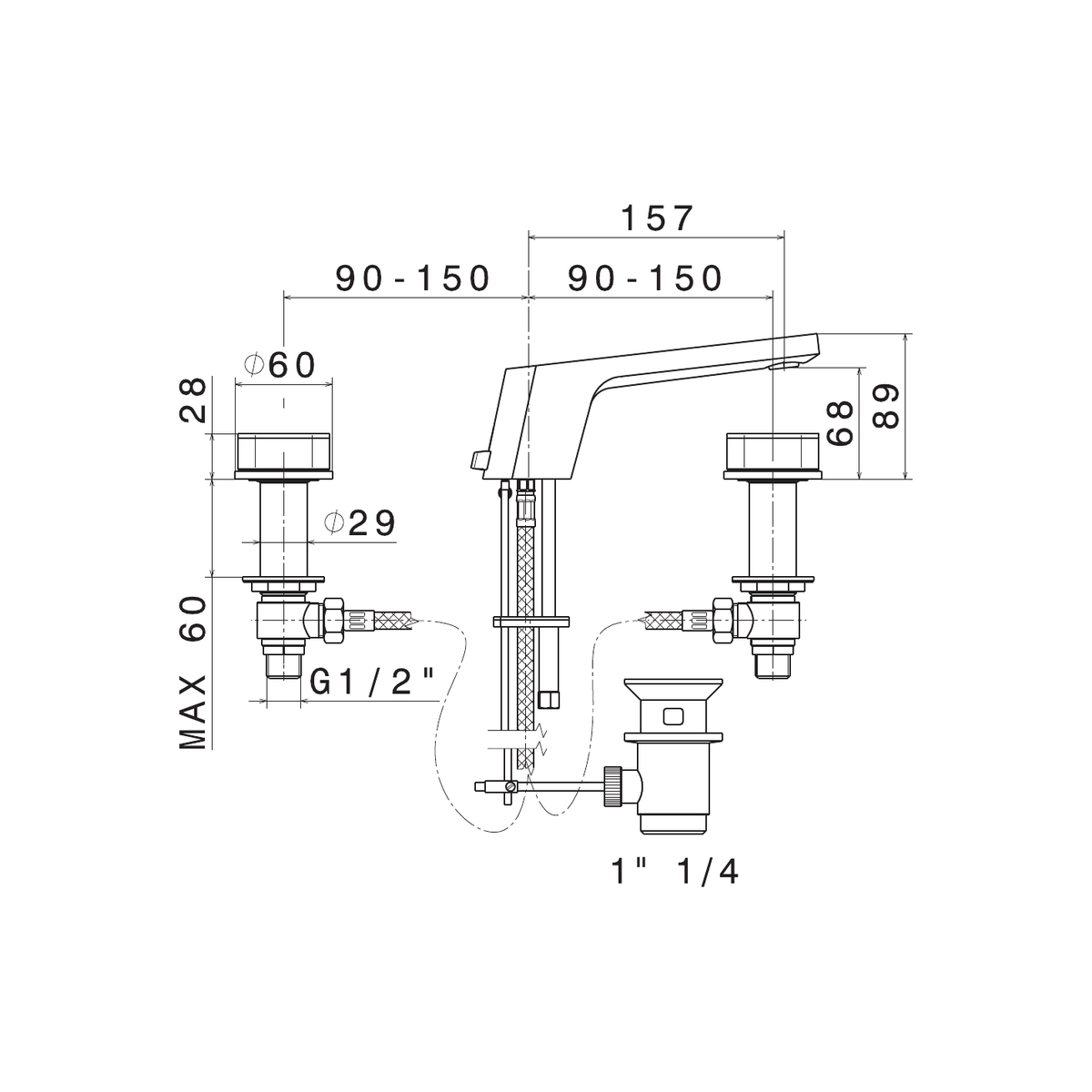 Newform 69706 - disegno tecnico
