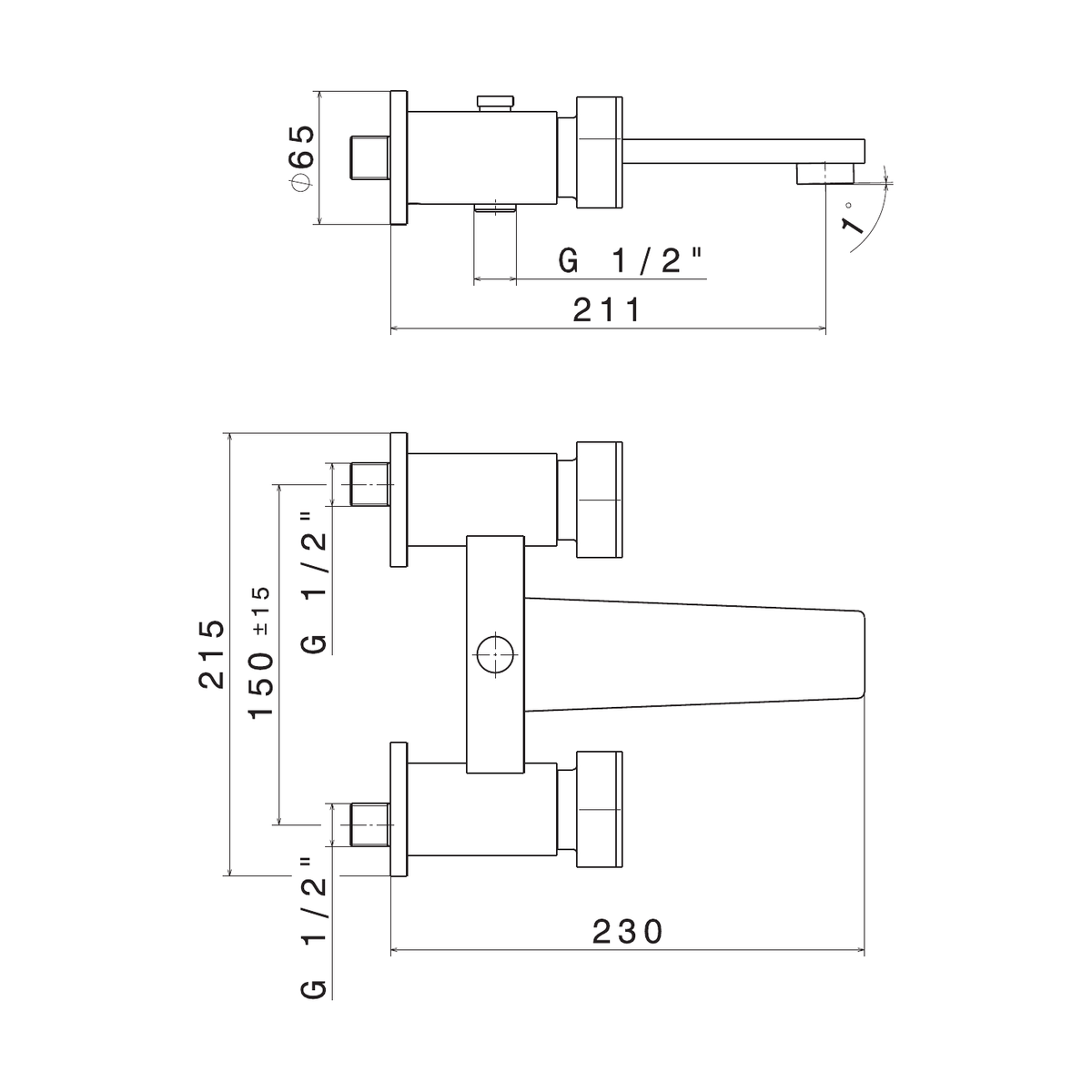 Newform 69740 - disegno tecnico
