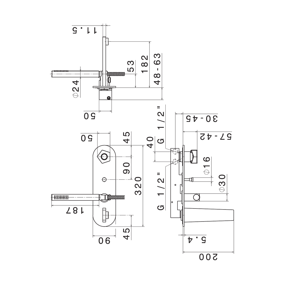Newform 69771 - disegno tecnico