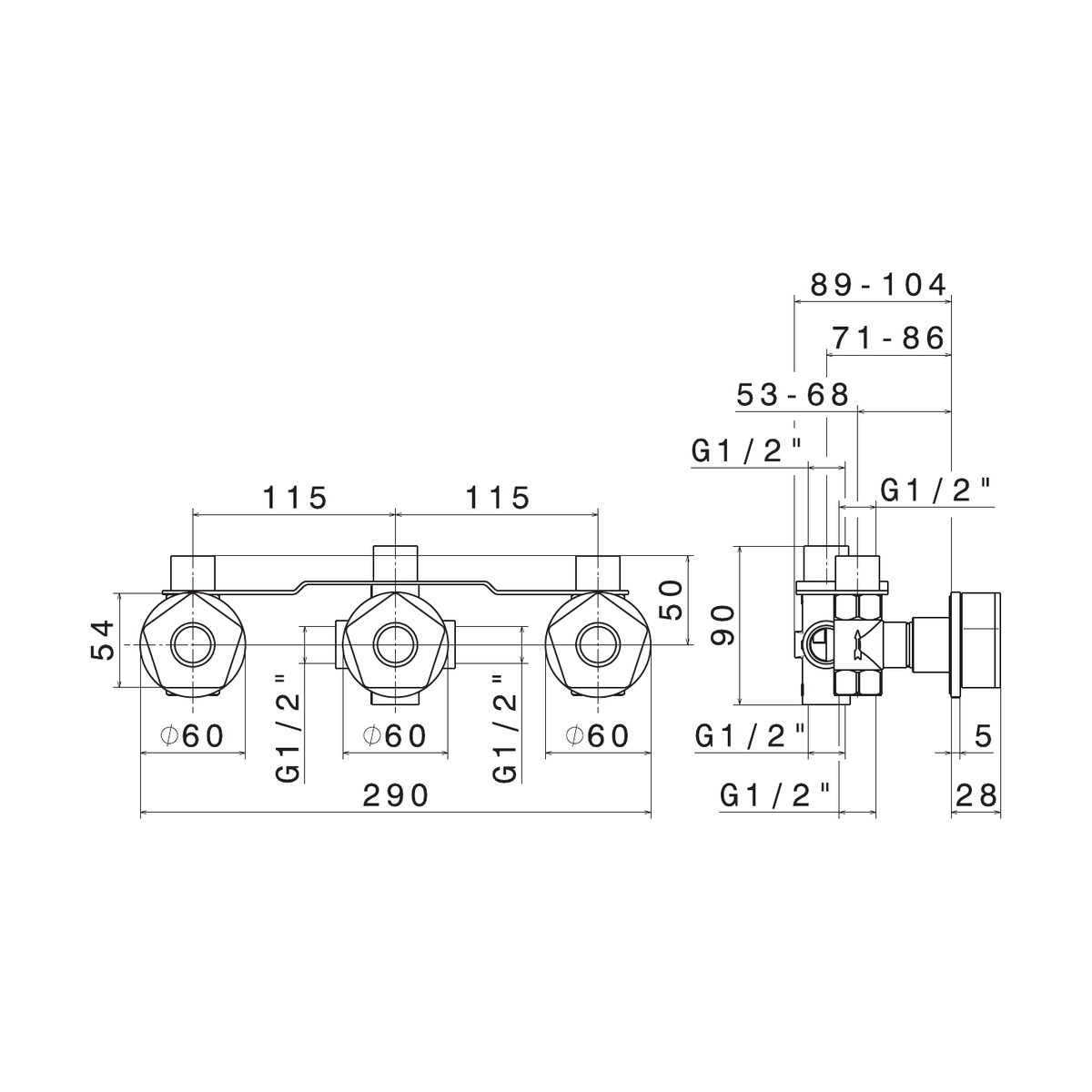 Newform 69772 - disegno tecnico