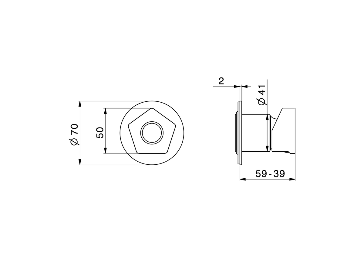 Newform 69774E - disegno tecnico