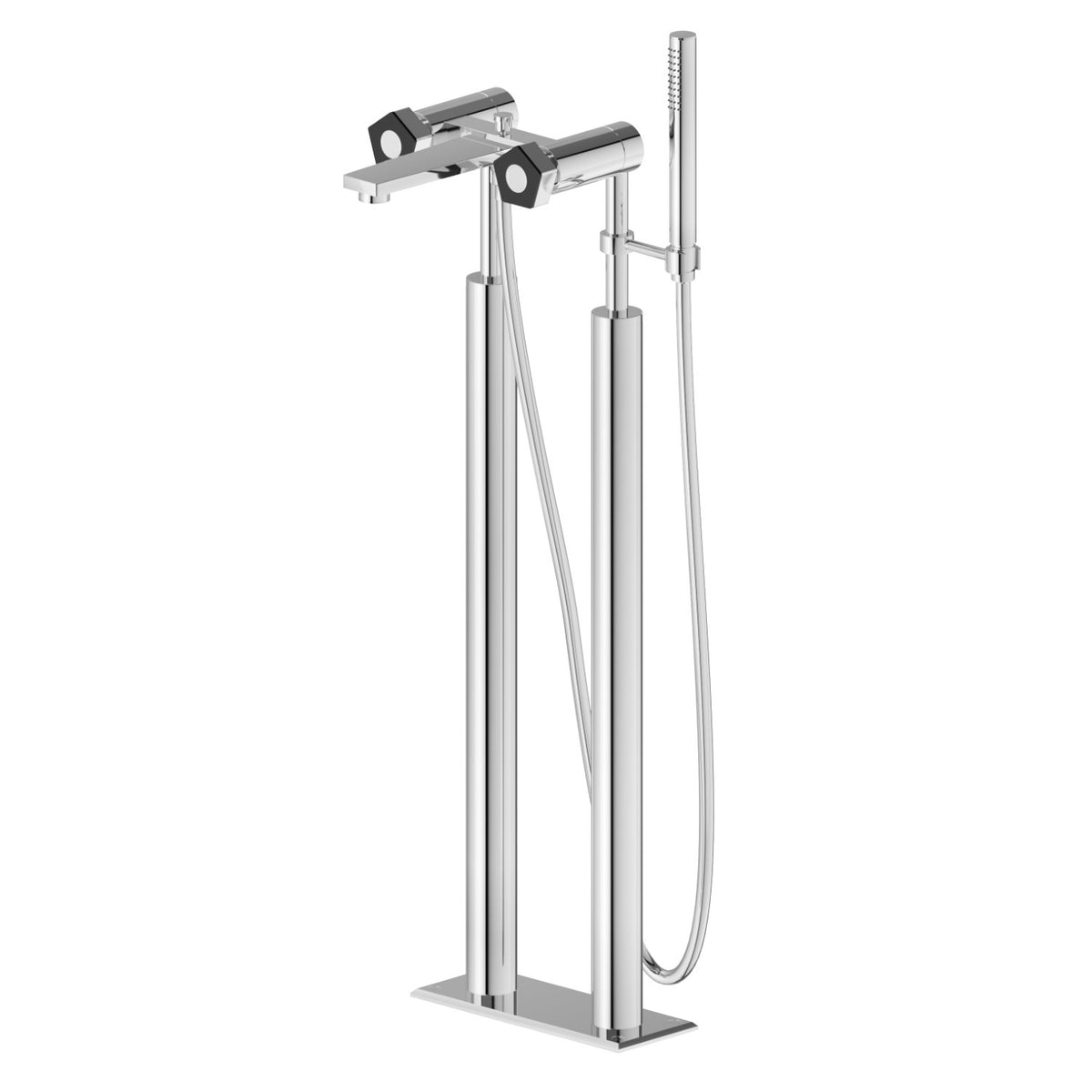 Newform 69785C - Cromo + Nero opaco - codice 69785C.05.093