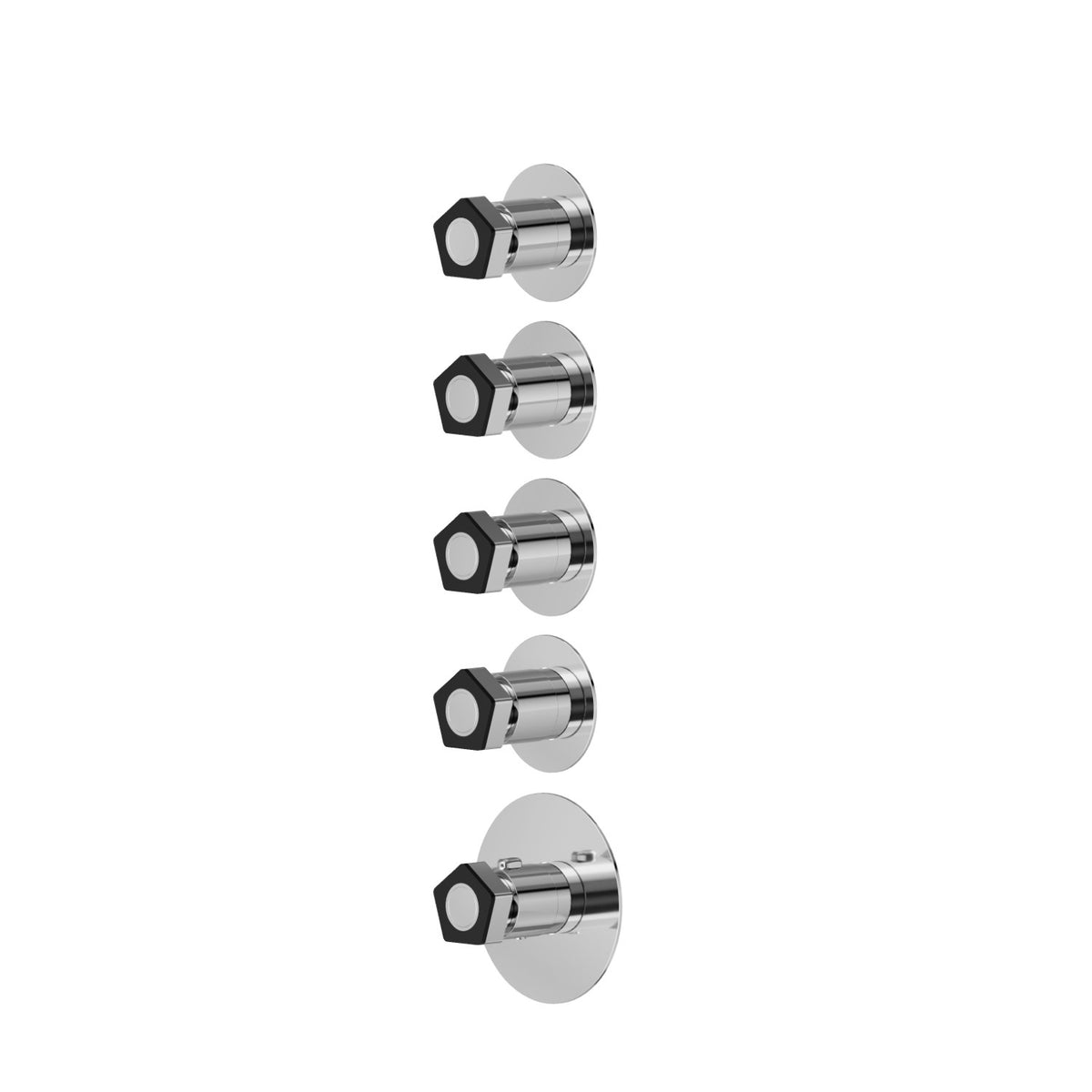 Newform 69801E - Cromo + Nero opaco - codice 69801E.05.093