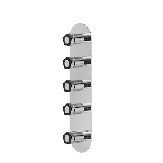 Newform 69804E - Cromo + Nero opaco - codice 69804E.05.093
