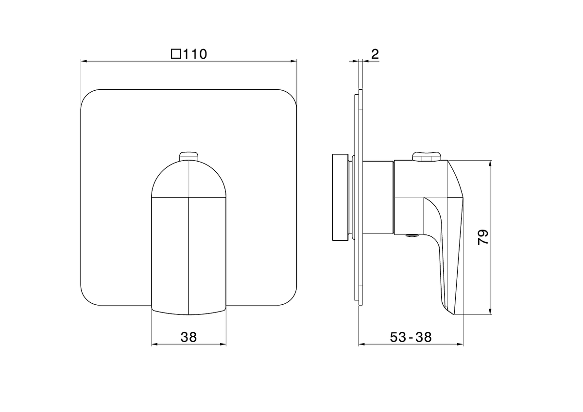 Newform 69856E - disegno tecnico