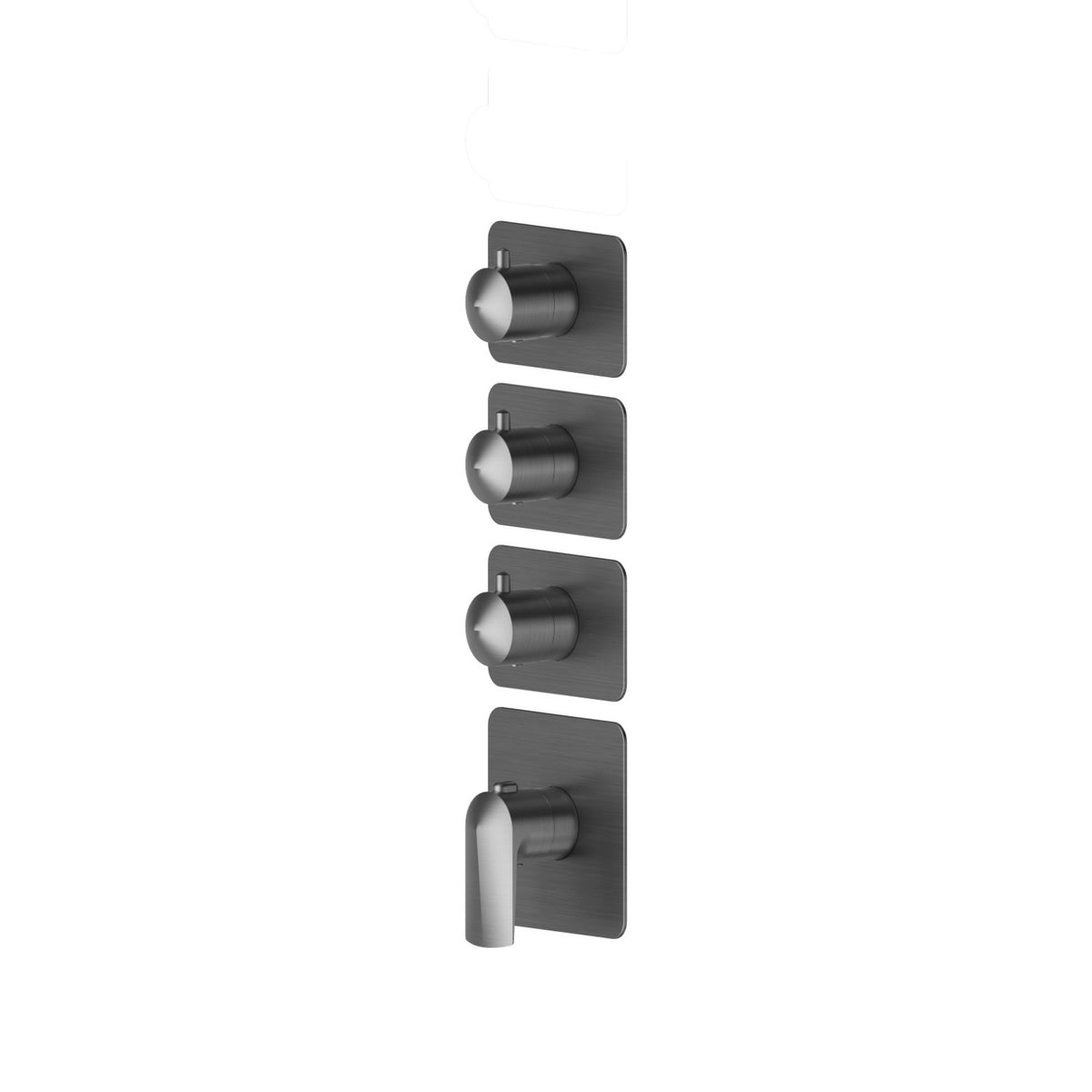 Newform 69865E - PVD brushed Gun Metal - codice 69865E.59.064