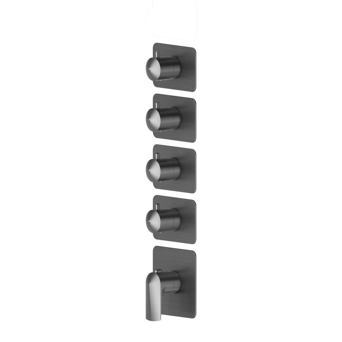 Newform 69866E - PVD brushed Gun Metal - codice 69866E.59.064