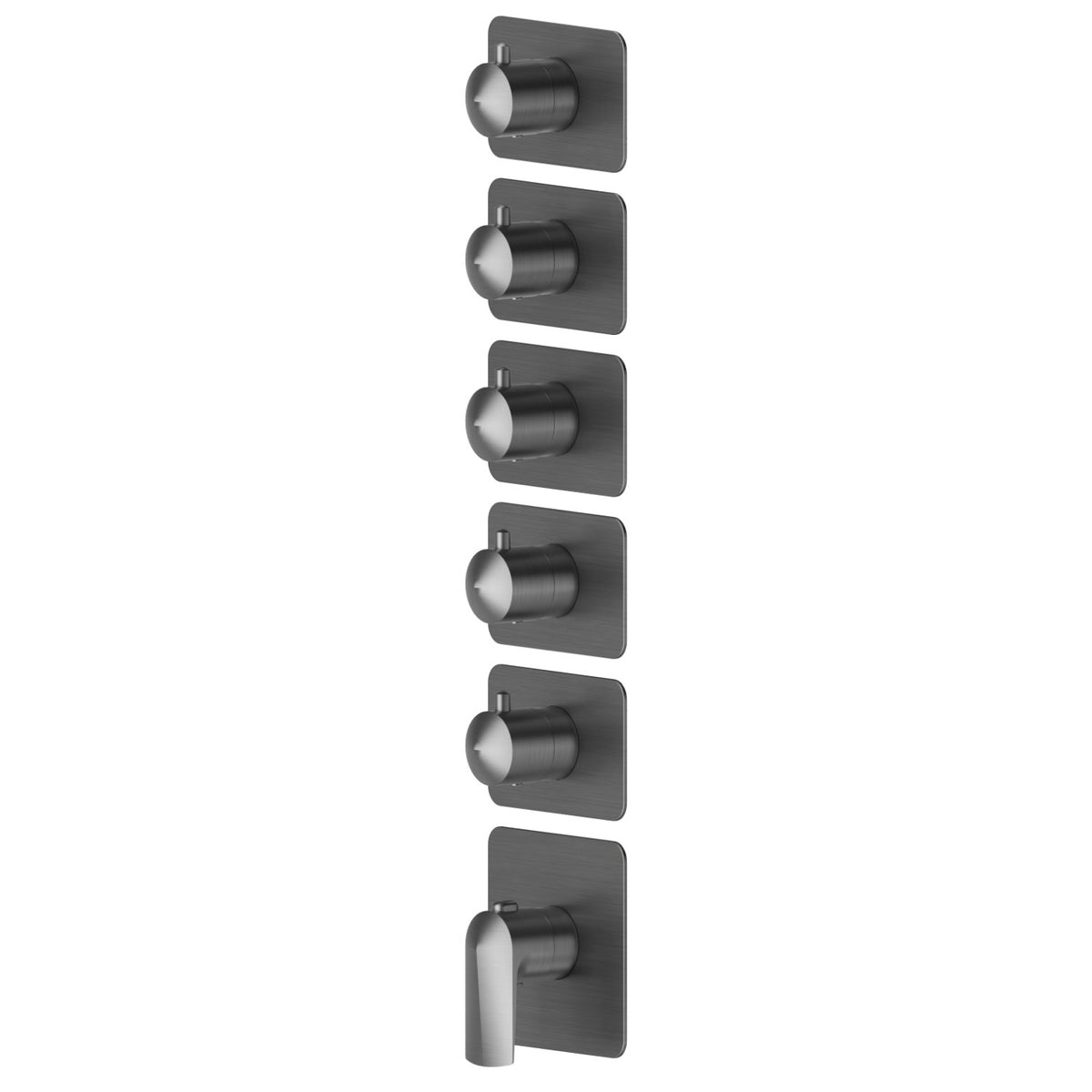 Newform 69867E - PVD brushed Gun Metal - codice 69867E.59.064