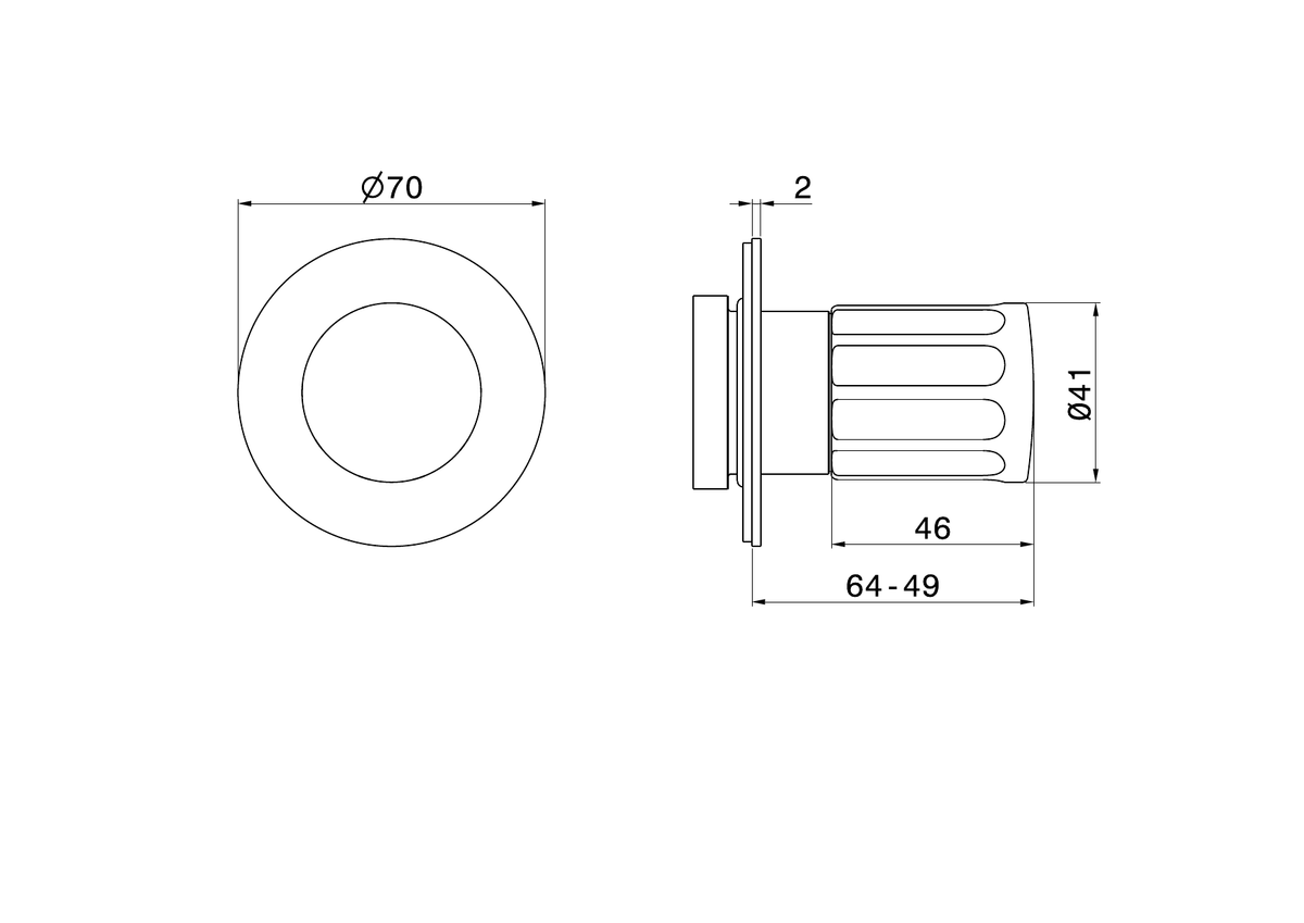 Newform 69890E - disegno tecnico