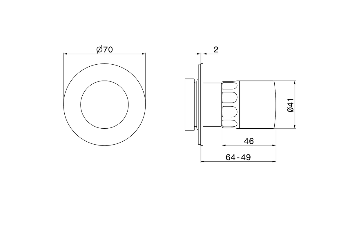Newform 69893E - disegno tecnico