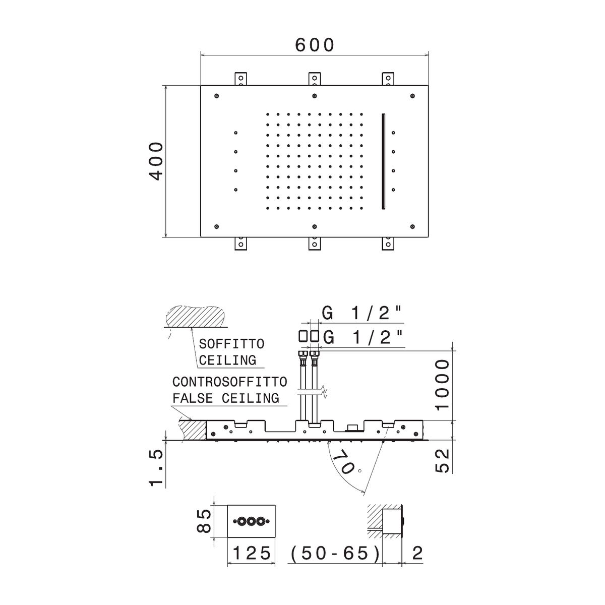 Newform 70024 - disegno tecnico
