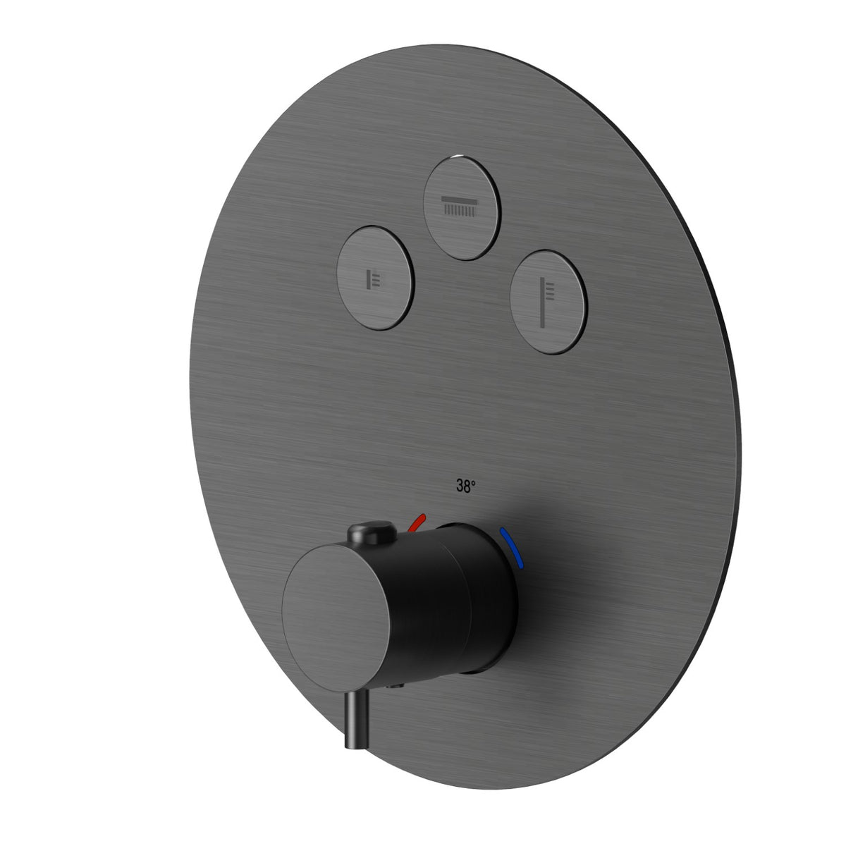 Newform 70427EX - PVD brushed Gun Metal - codice 70427EX.59.064