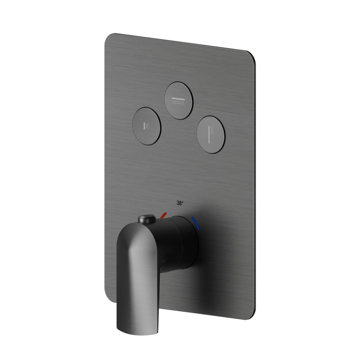 Newform 70430E - PVD brushed Gun Metal - codice 70430E.59.064