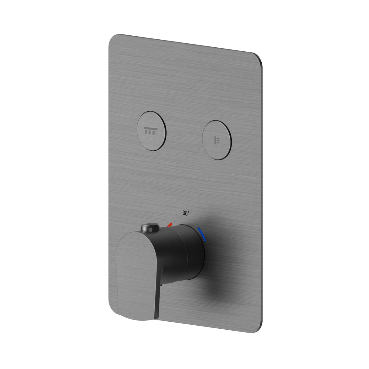 Newform 70436E - PVD brushed Gun Metal - codice 70436E.59.064