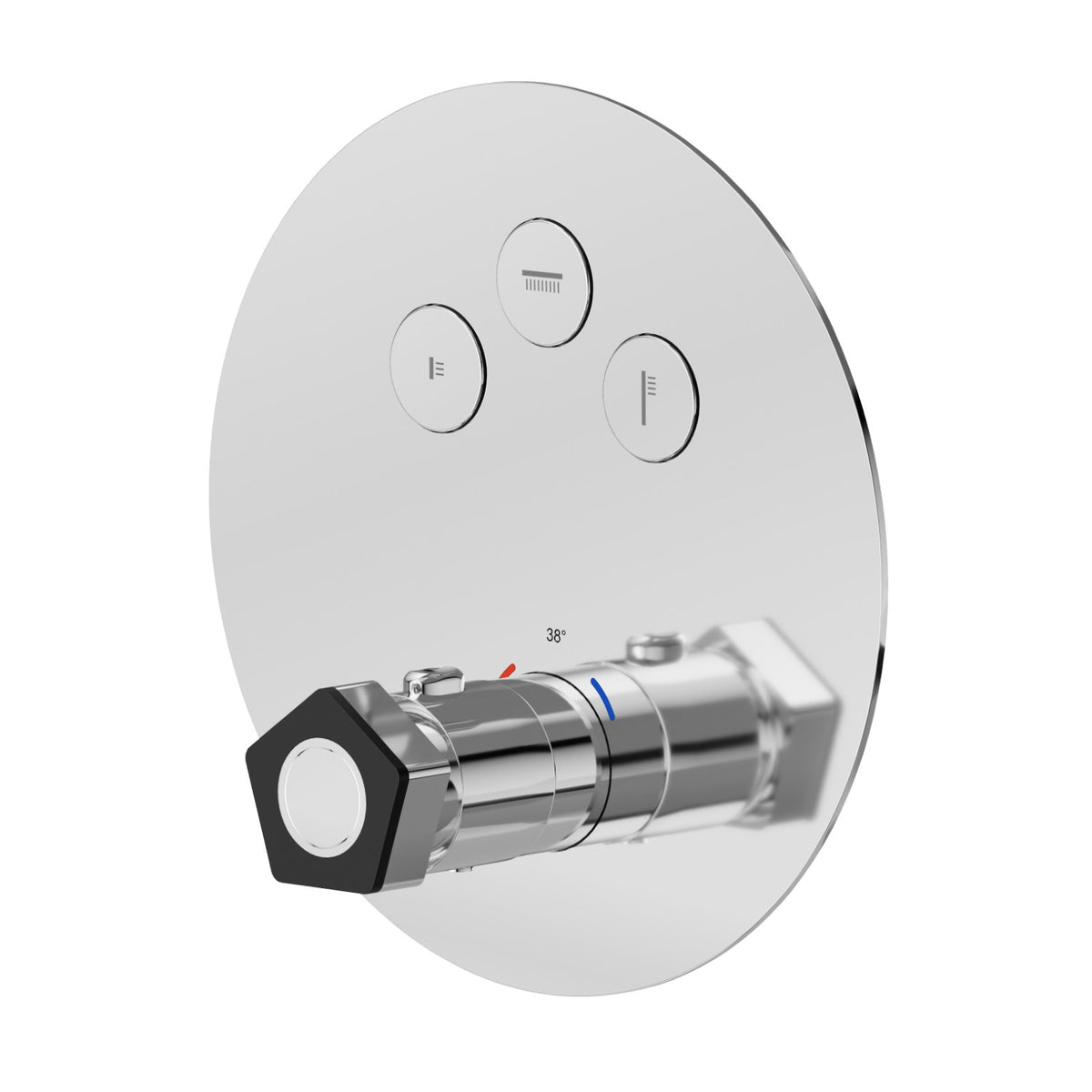 Newform 70440E - Cromo + Nero opaco - codice 70440E.05.093