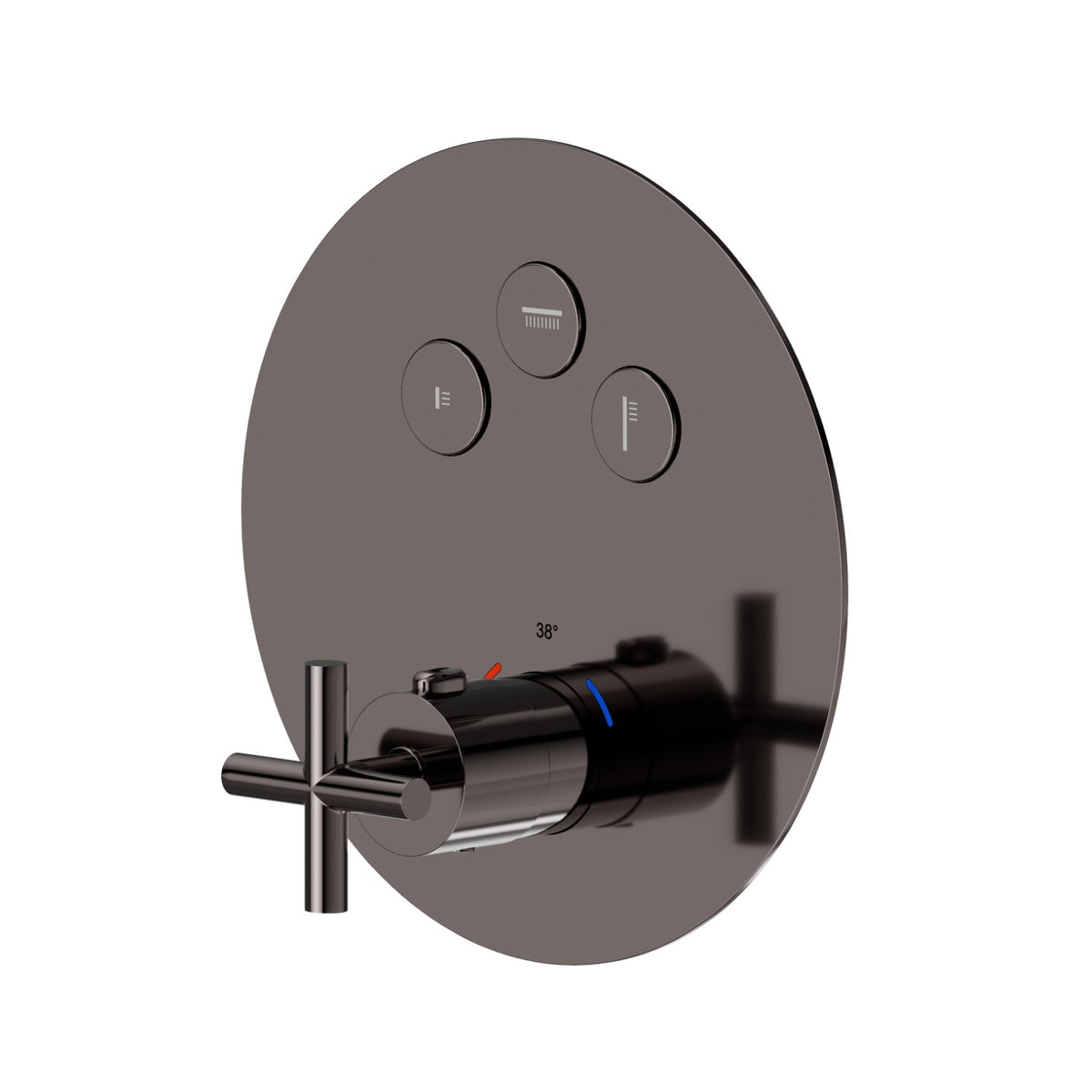 Newform 70453E - PVD Gun Metal - codice 70453E.58.063