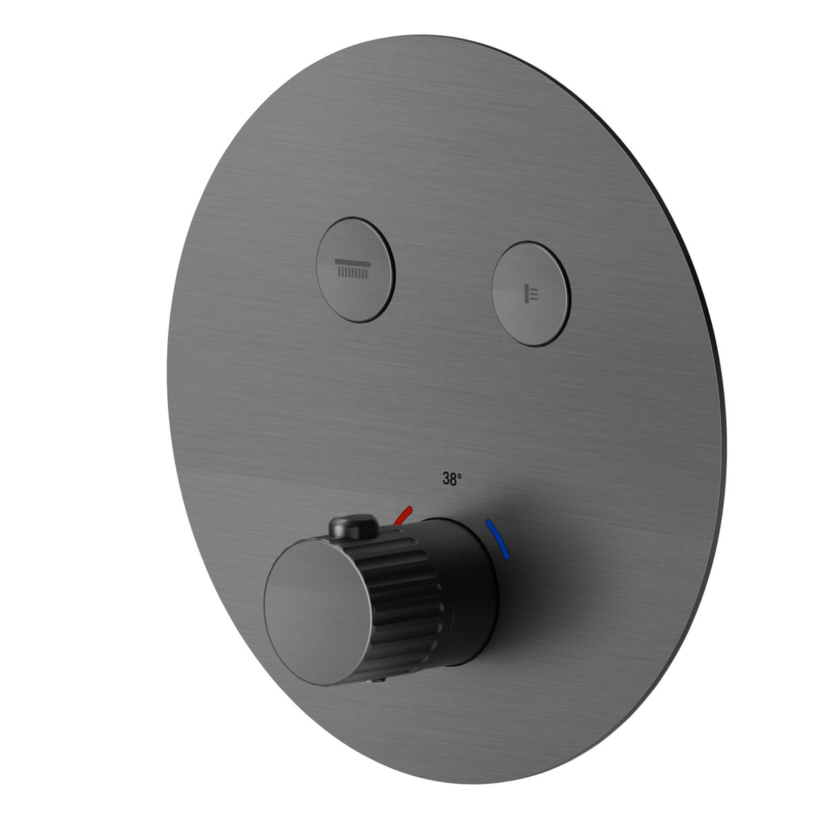 Newform 70458EX - PVD brushed Gun Metal - codice 70458EX.59.064