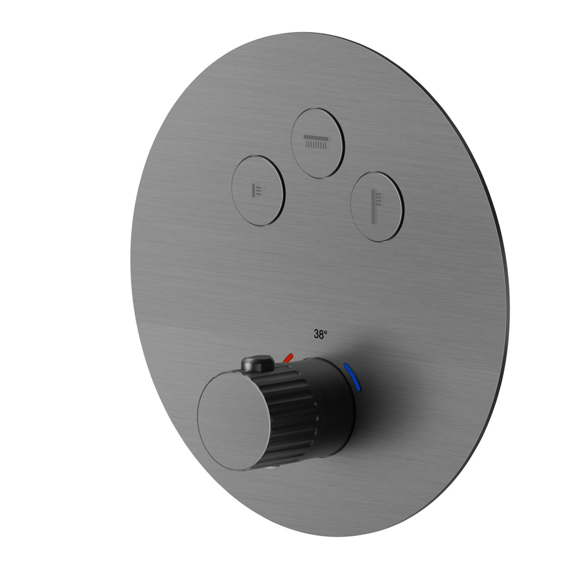 Newform 70459EX - PVD brushed Gun Metal - codice 70459EX.59.064