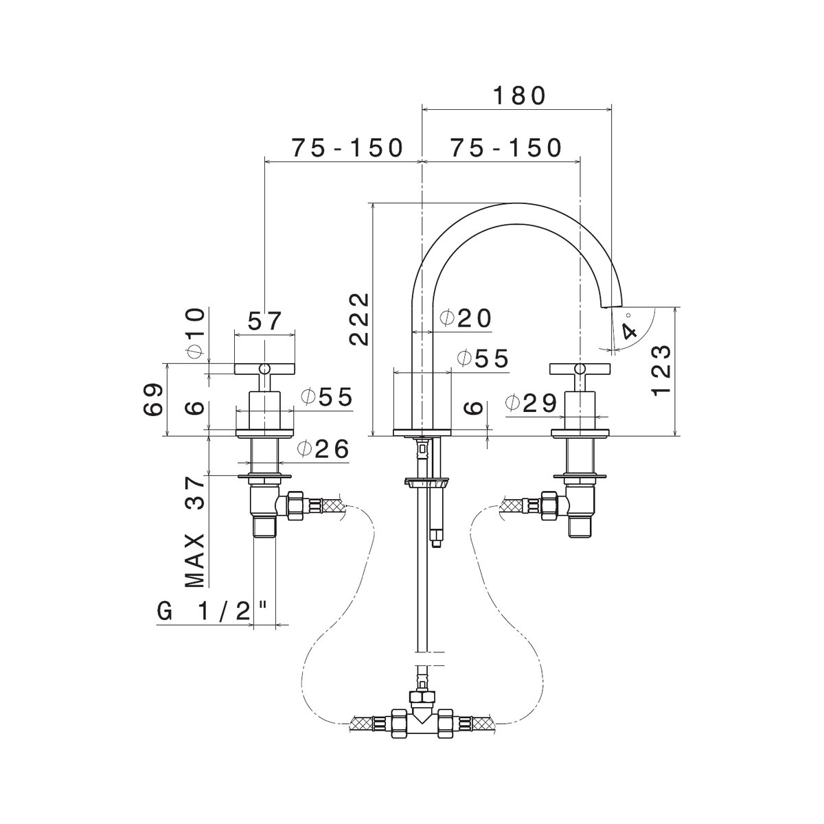 Newform 70800 - disegno tecnico