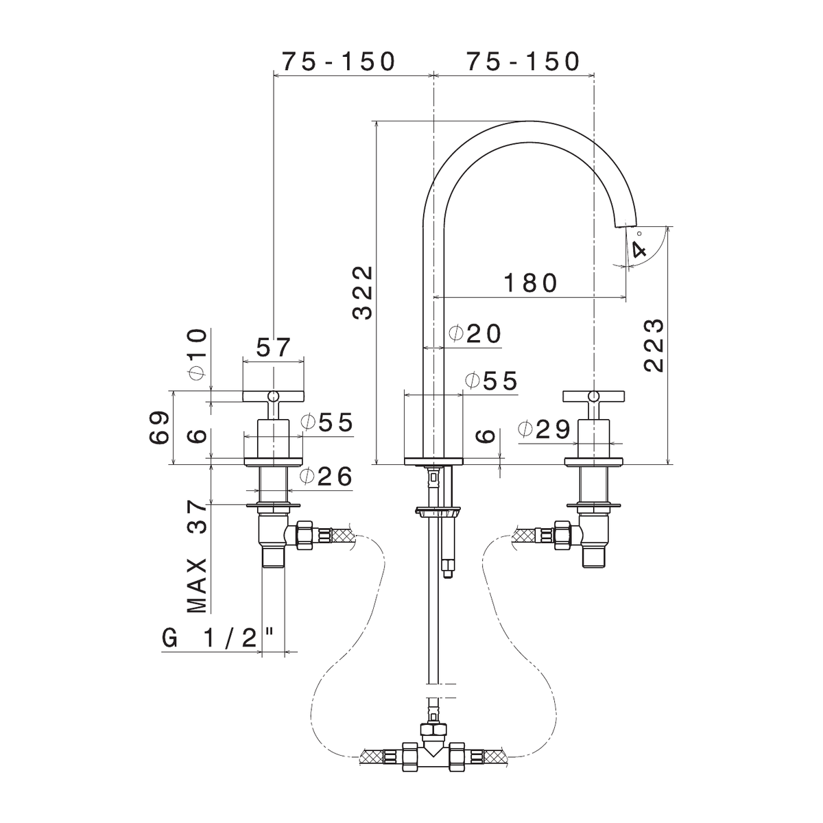 Newform 70802 - disegno tecnico