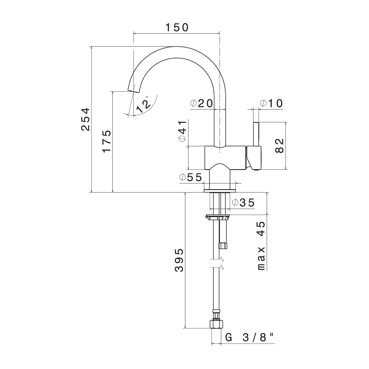 Newform 70812 - disegno tecnico