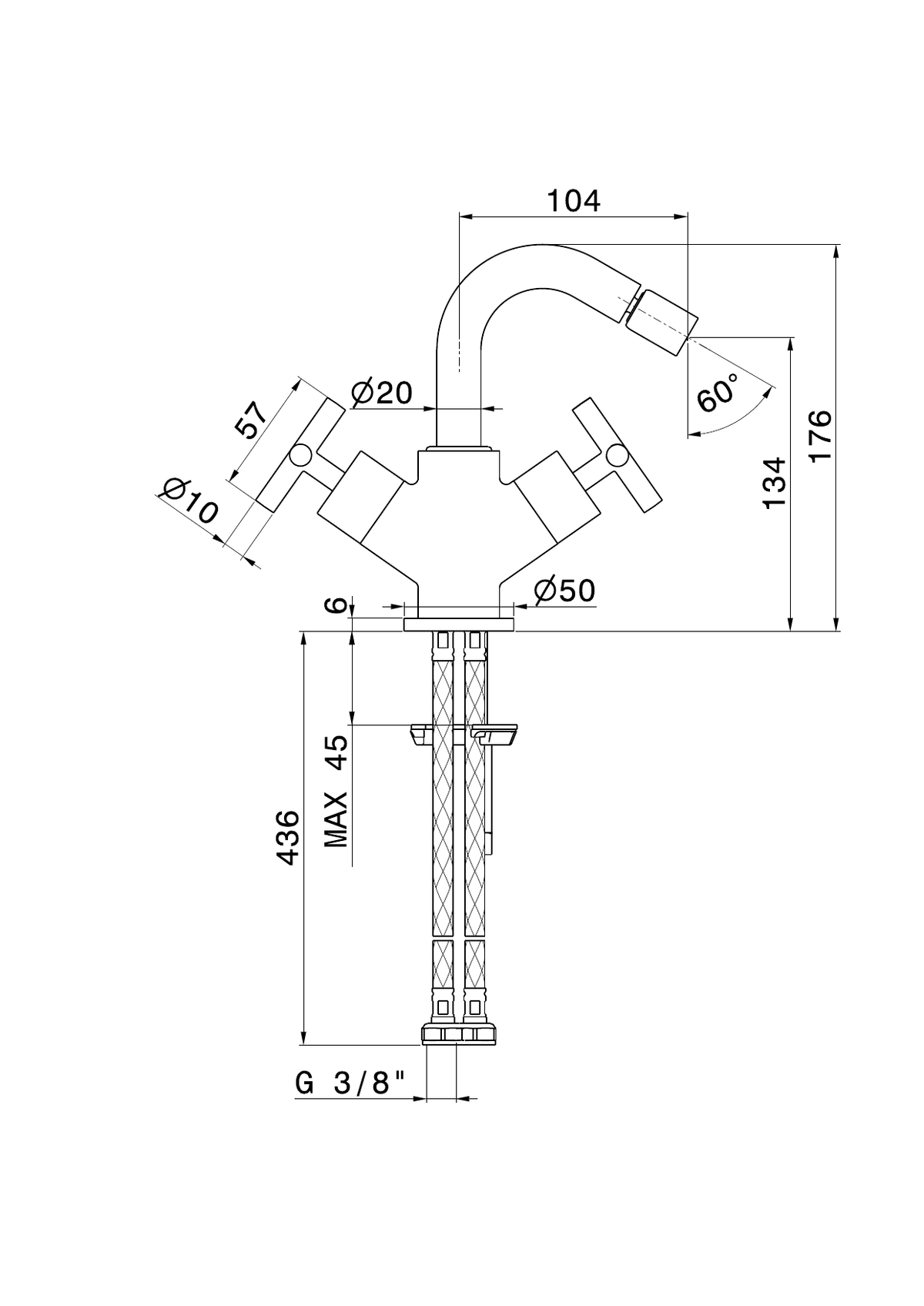 Newform 70833 - disegno tecnico