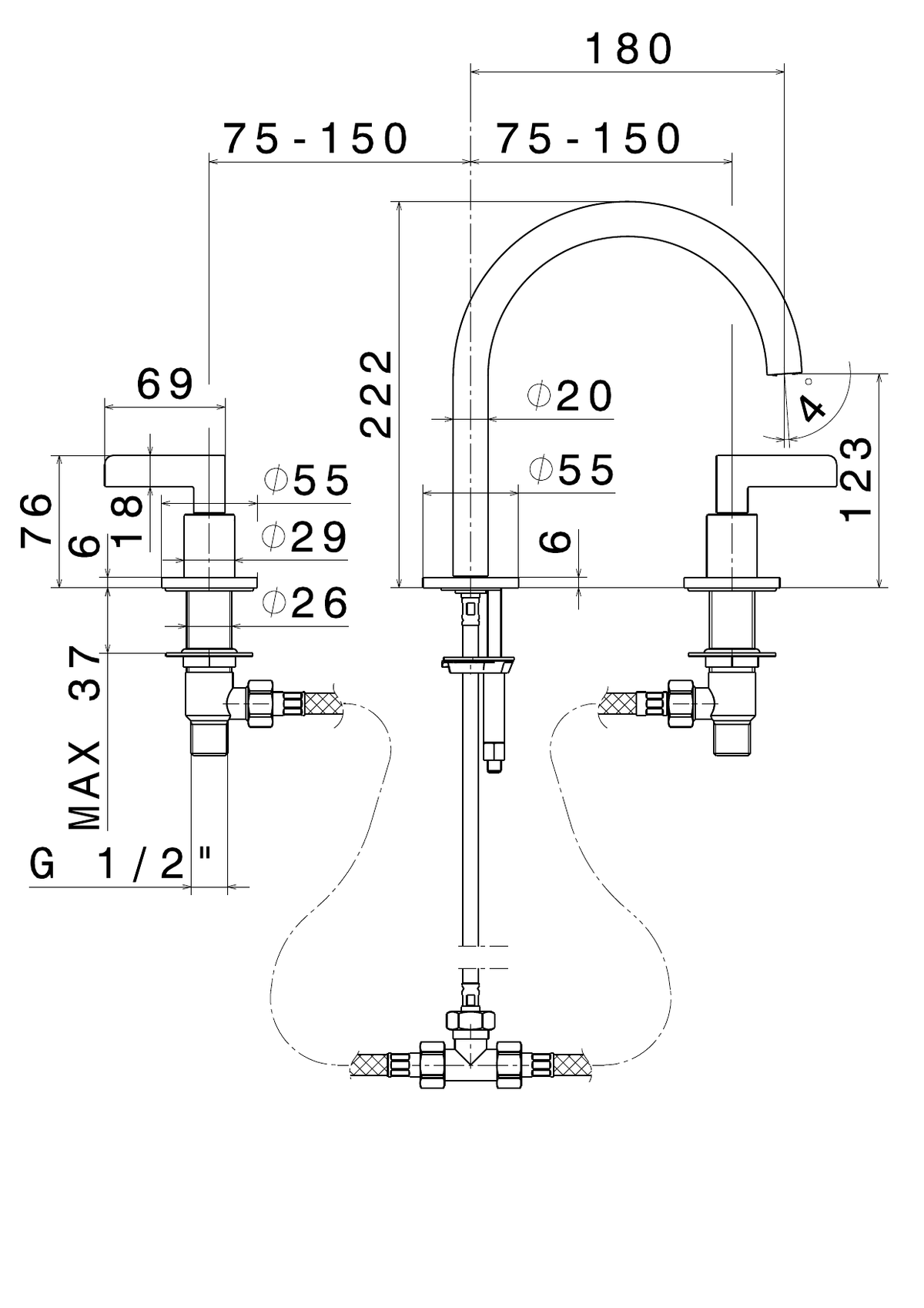 Newform 71000 - disegno tecnico