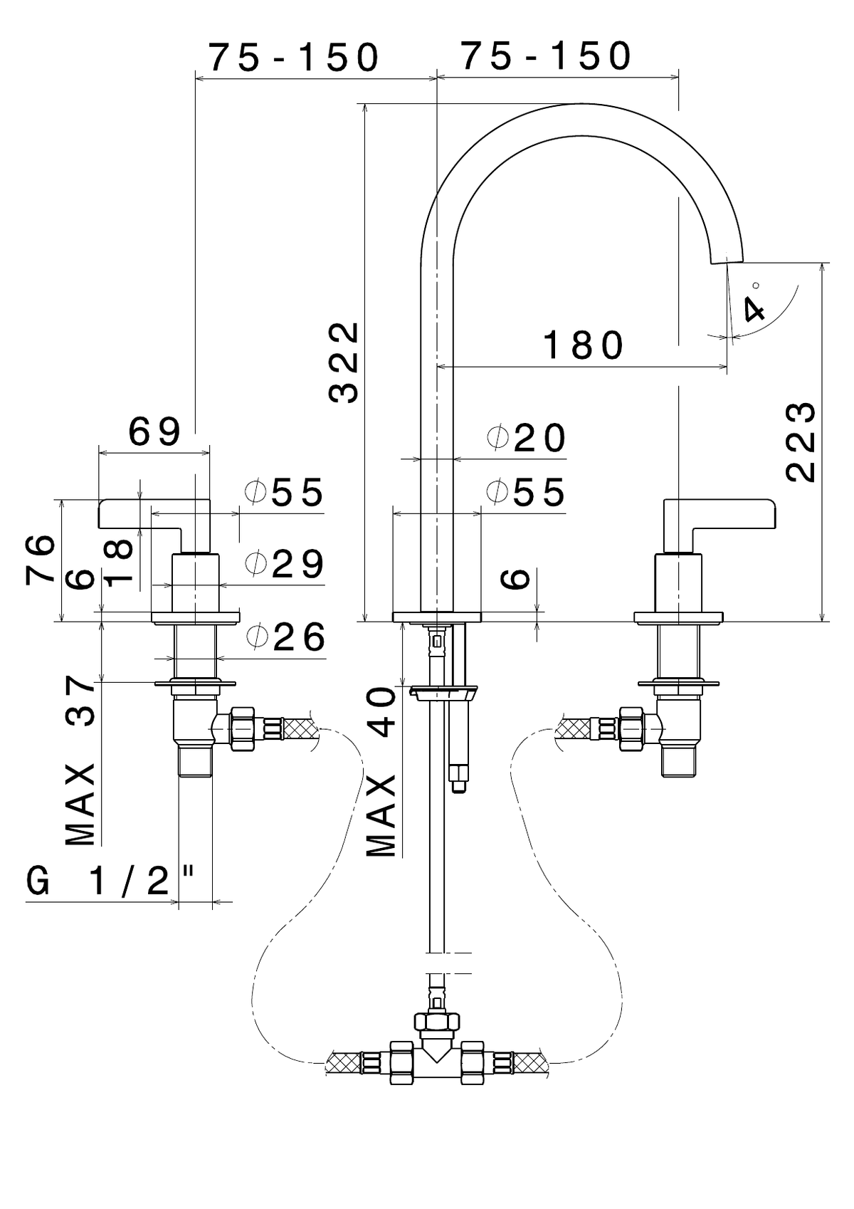 Newform 71002 - disegno tecnico