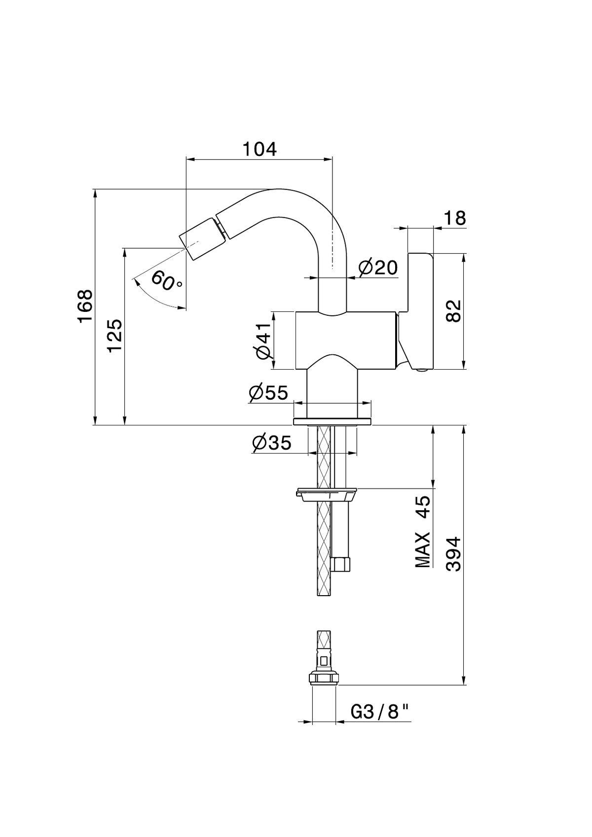 Newform 71027 - disegno tecnico