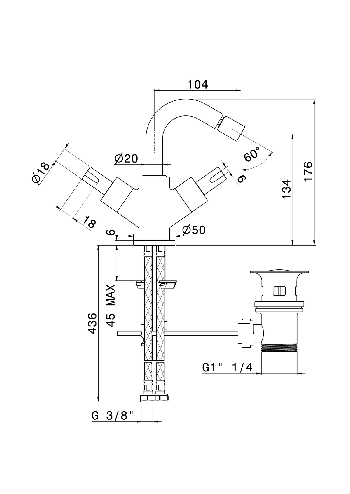 Newform 71032 - disegno tecnico