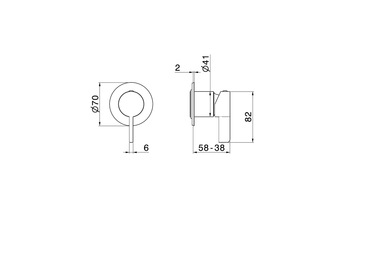 Newform 71079E - disegno tecnico