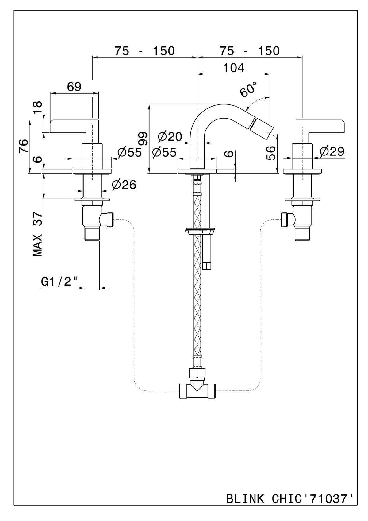 Newform 71137 - disegno tecnico