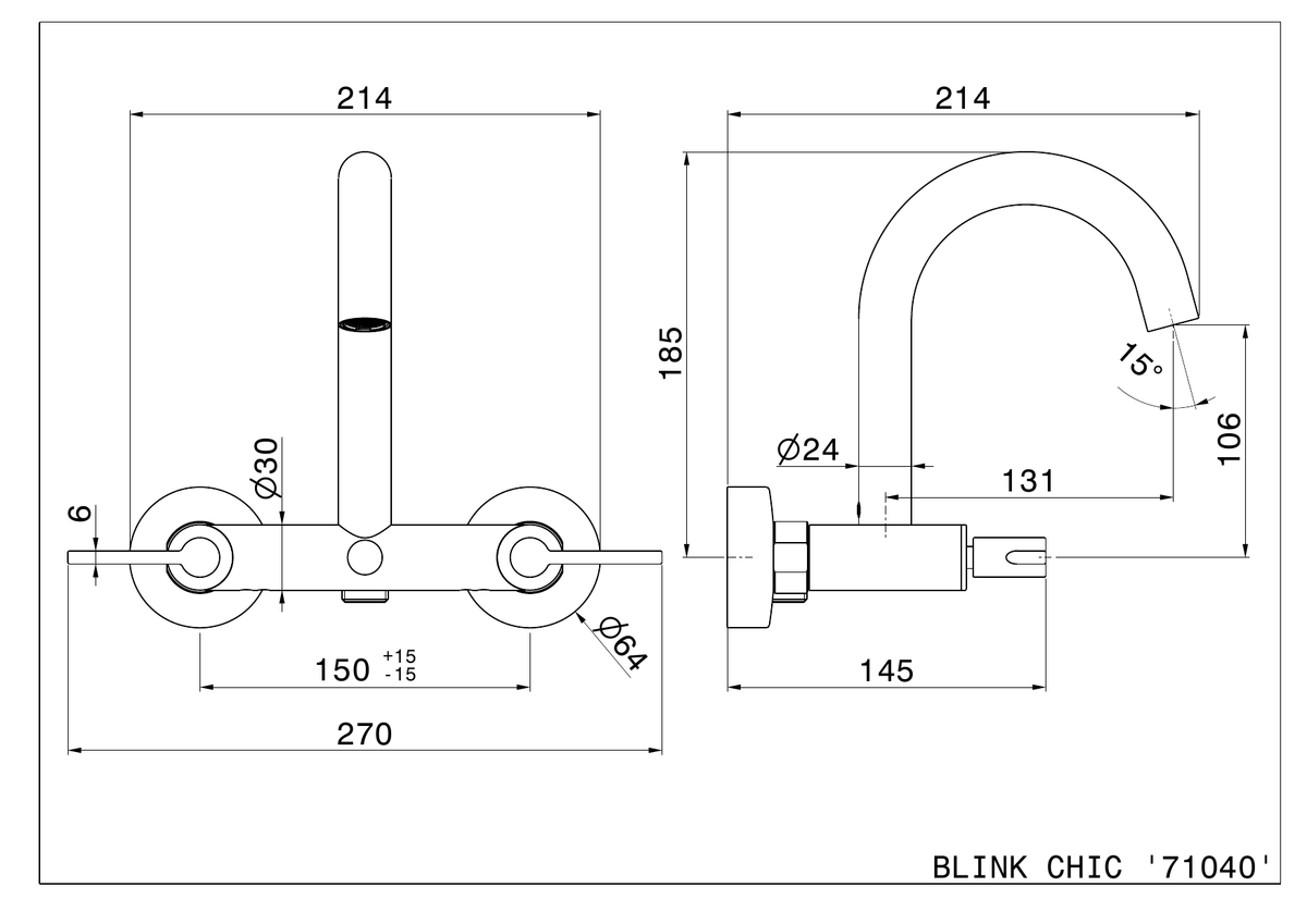 Newform 71140 - disegno tecnico
