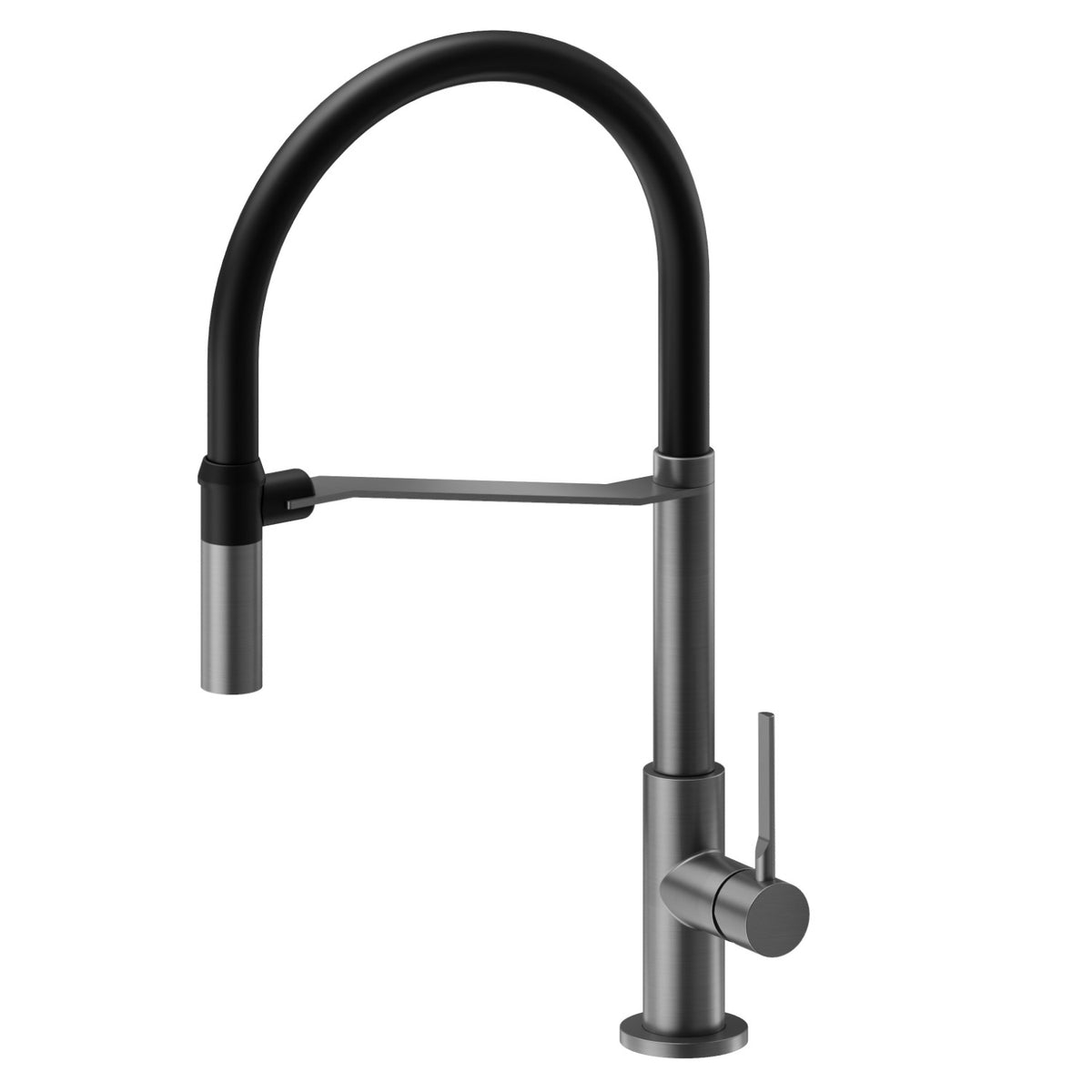 Newform 71850 - Nero opaco + PVD brushed Gun Metal - codice 71850.57.064
