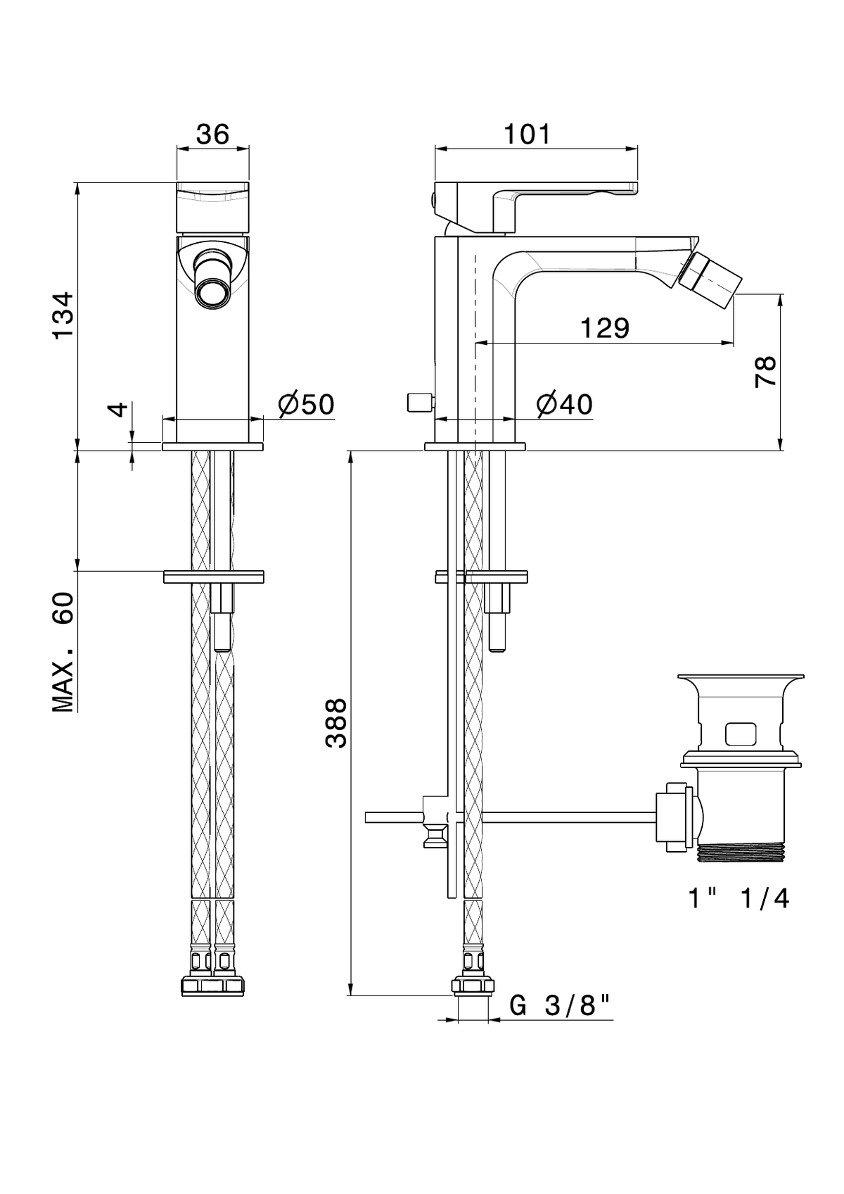 Newform 72025 - disegno tecnico