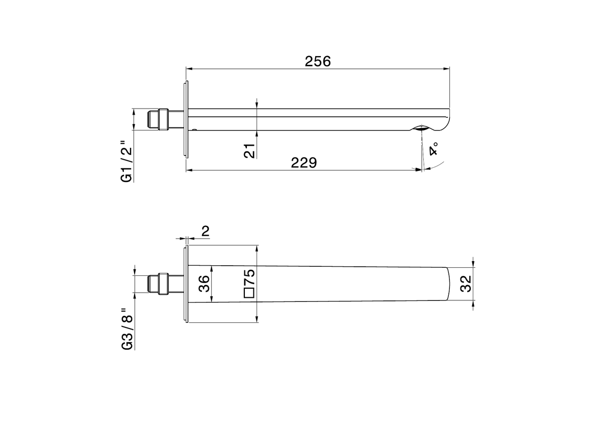 Newform 72039 - disegno tecnico