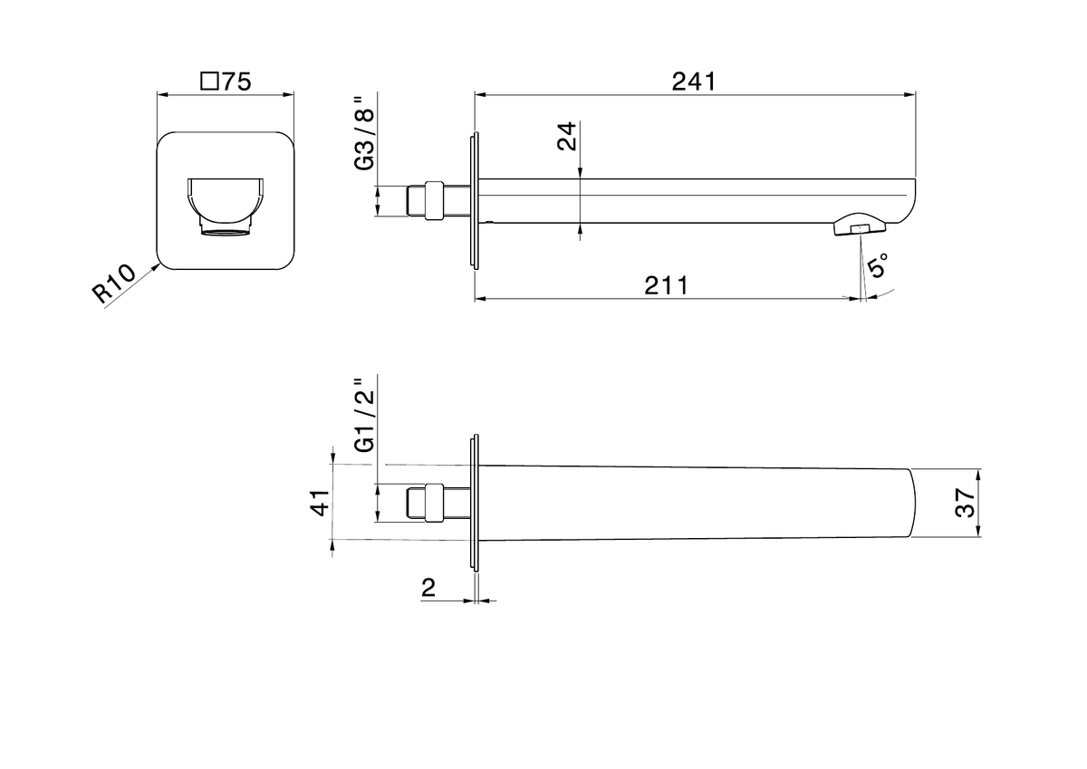 Newform 72088 - disegno tecnico