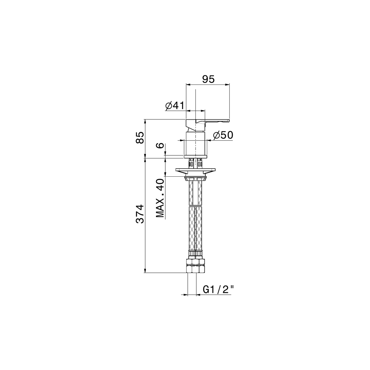 Newform 72090 - disegno tecnico
