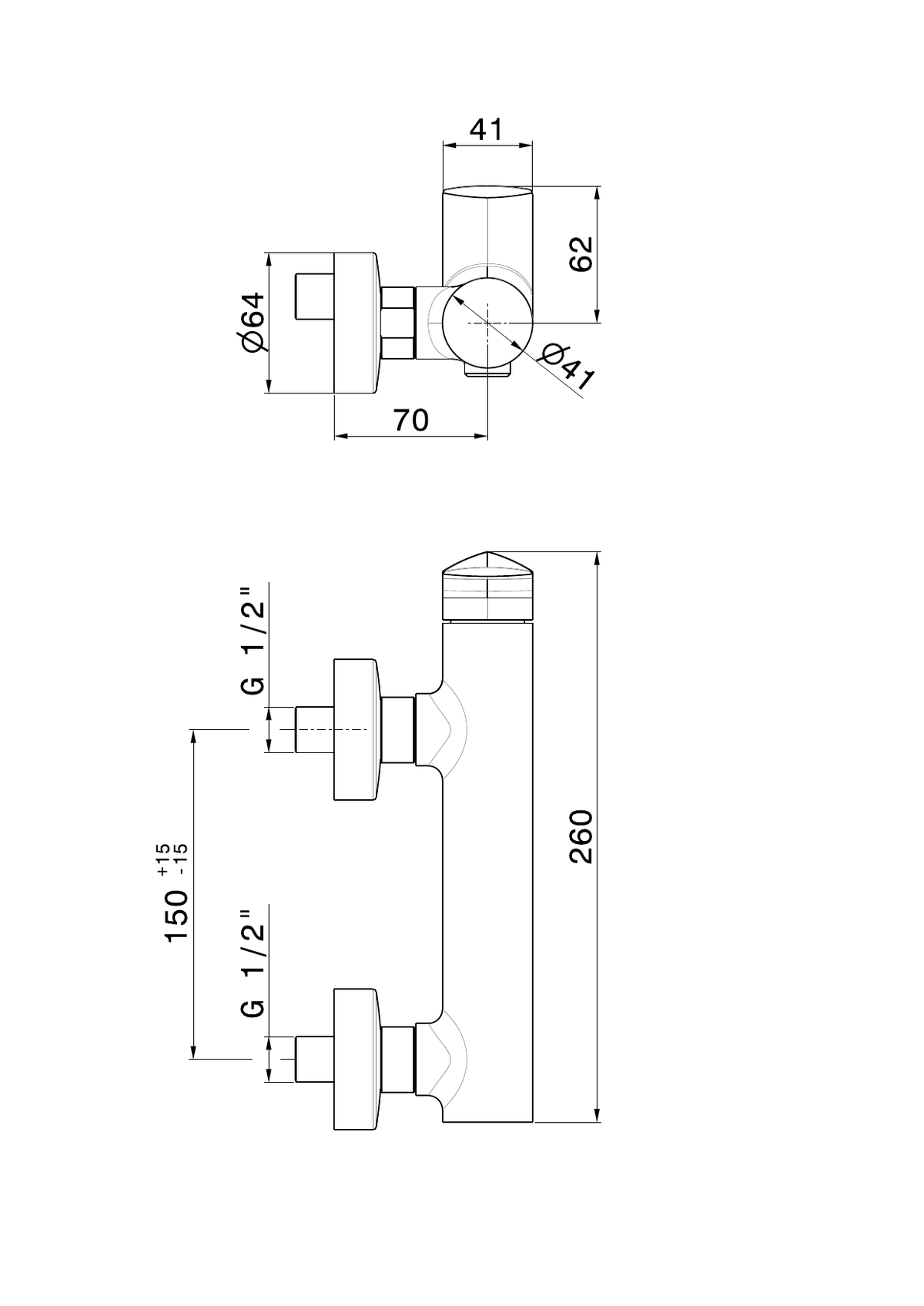 Newform 72255 - disegno tecnico