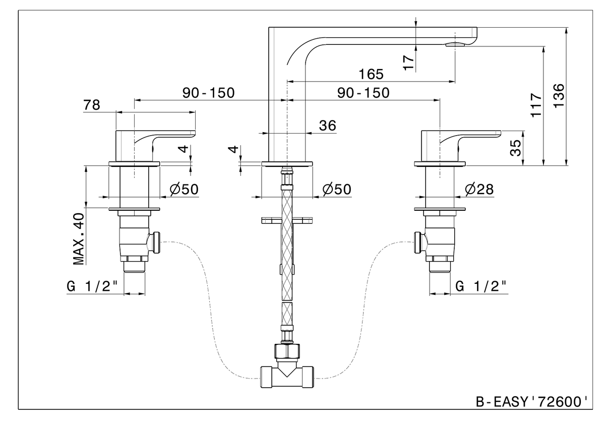 Newform 72600 - disegno tecnico