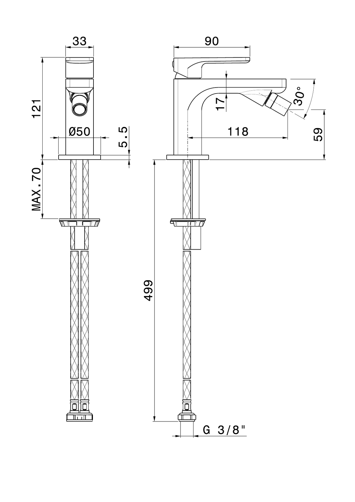 Newform 72624 - disegno tecnico