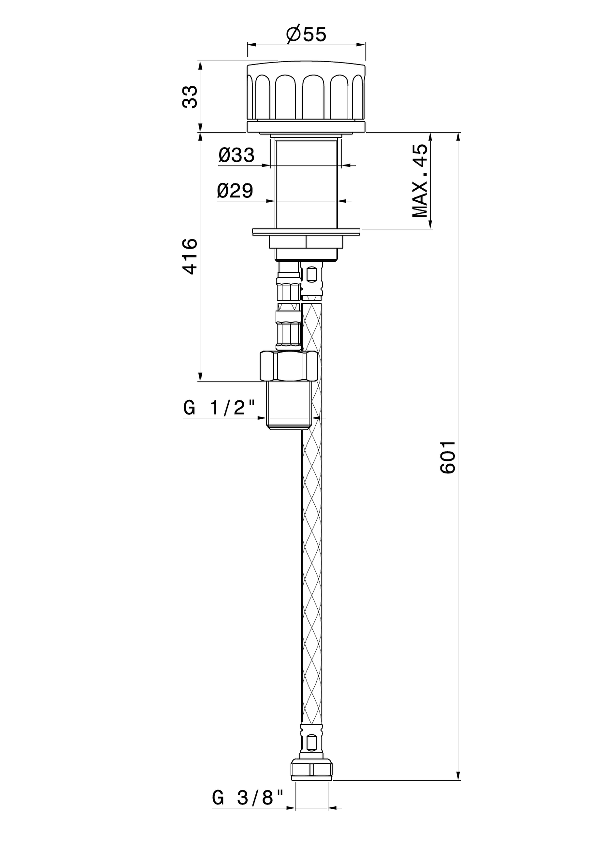Newform 72805 - disegno tecnico