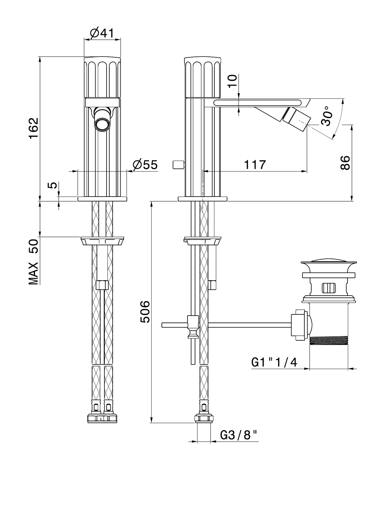 Newform 72825 - disegno tecnico