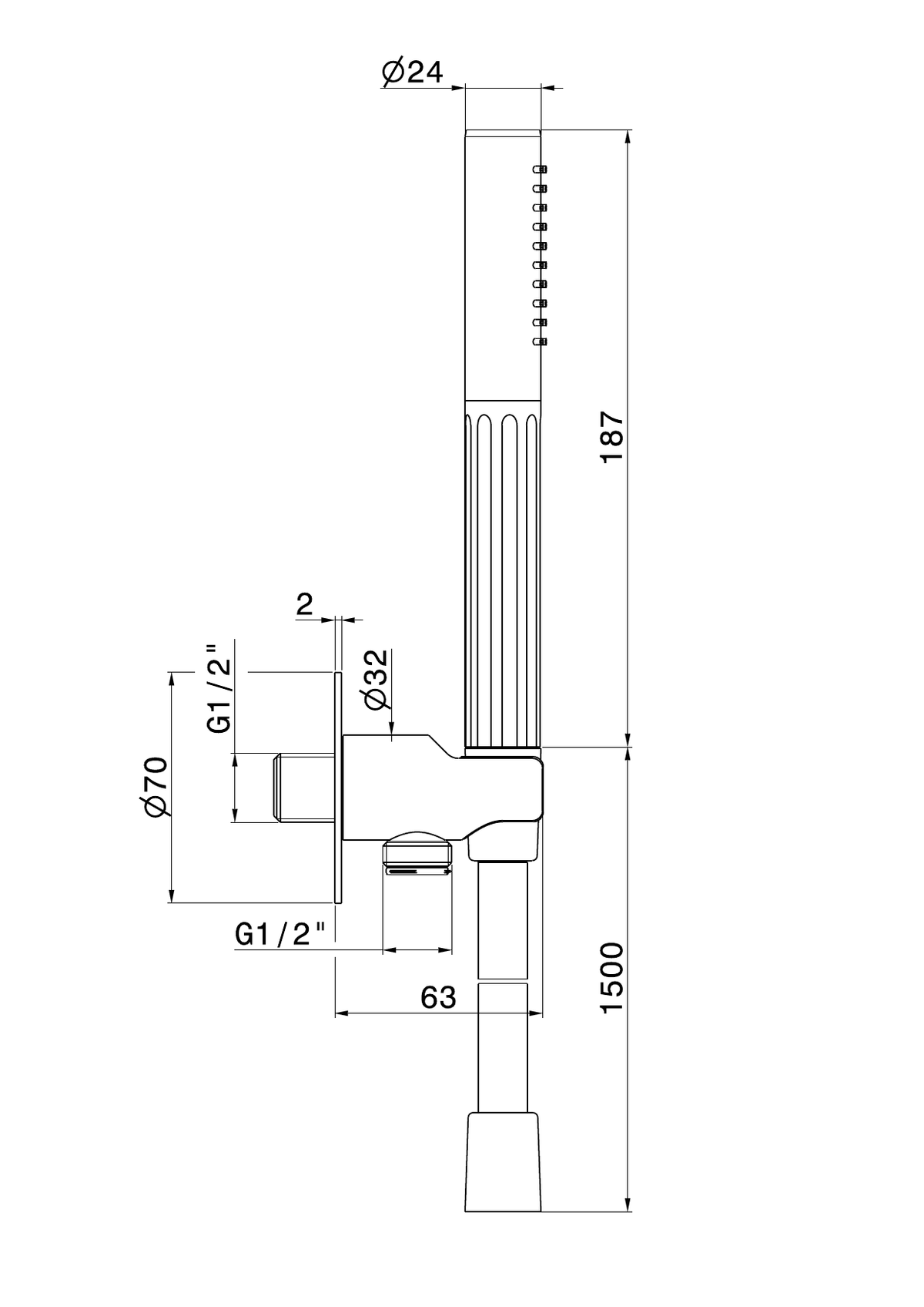 Newform 72848 - disegno tecnico