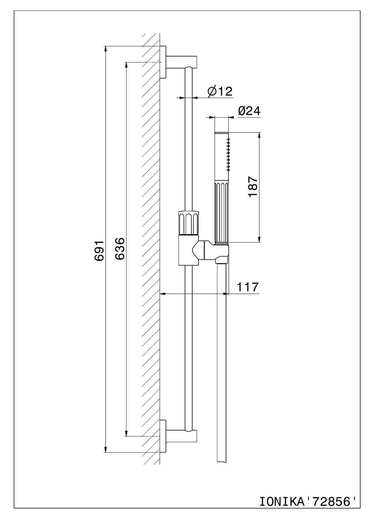 Newform 72856 - disegno tecnico