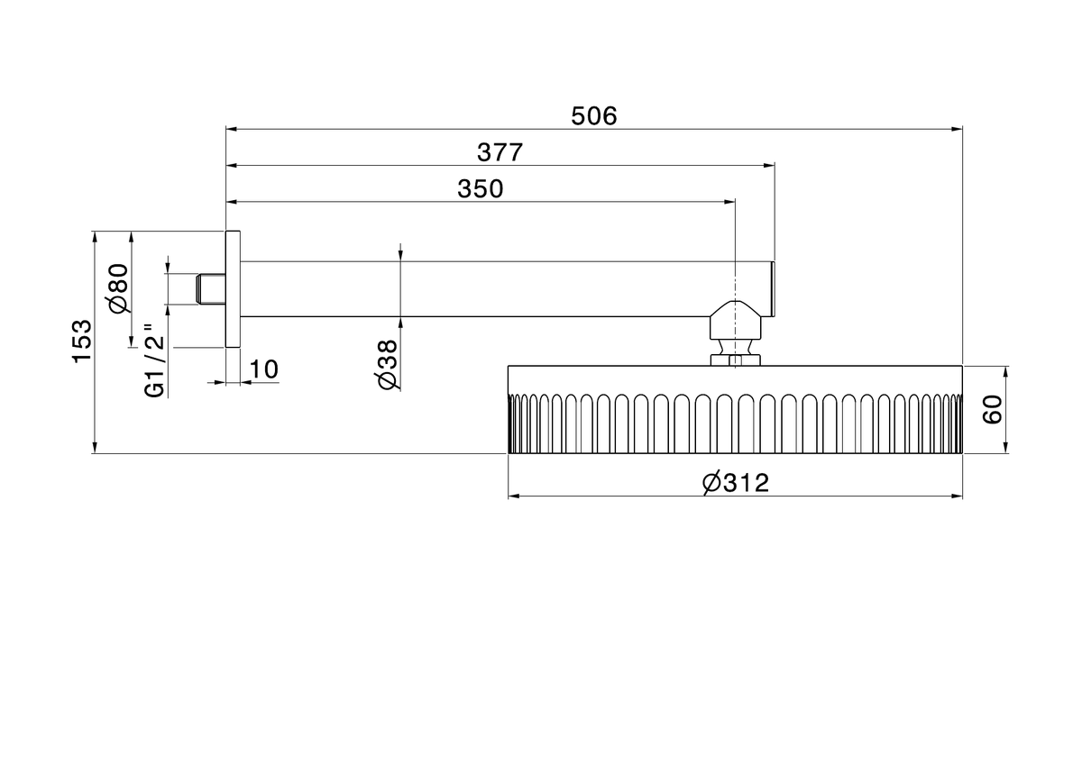 Newform 72859 - disegno tecnico